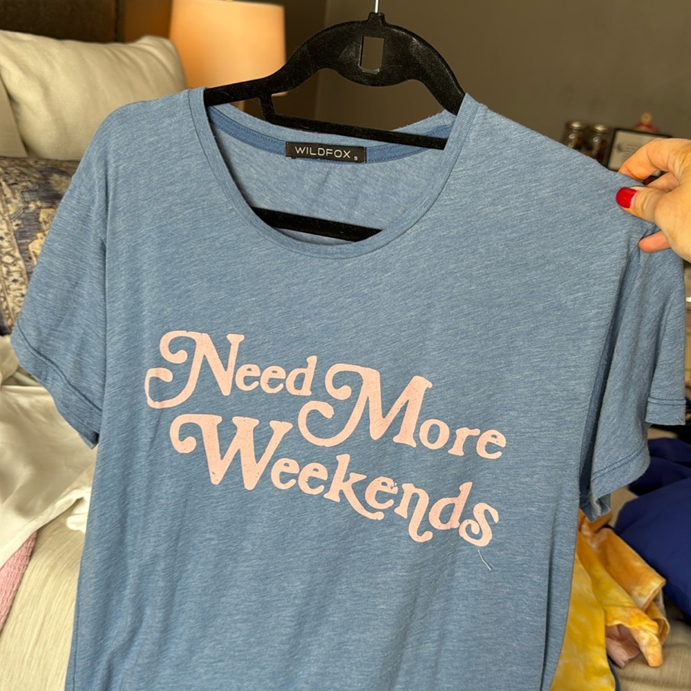 WILDFOX need more weekends oversized tee